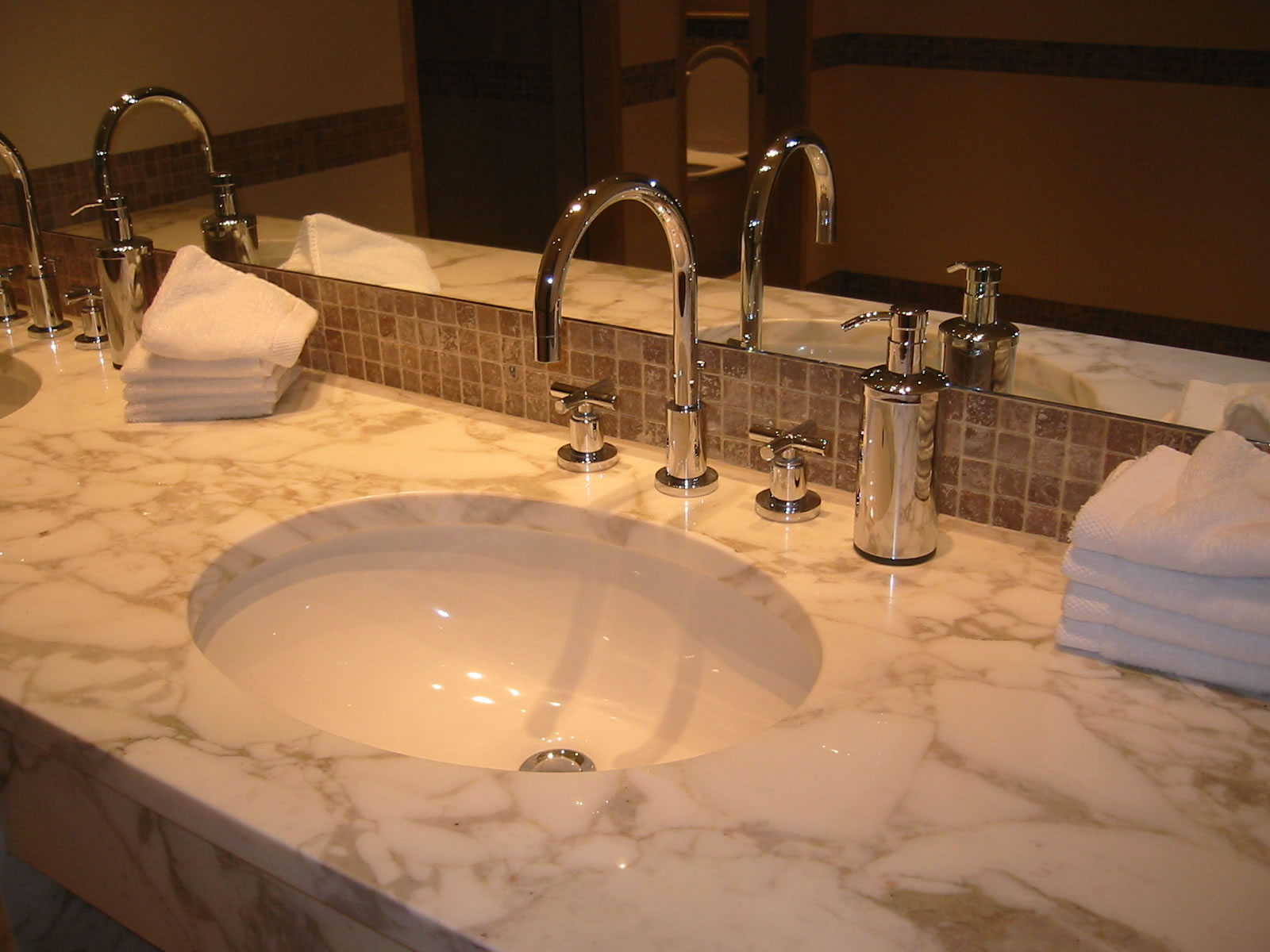 types of semi recessed bathroom sink