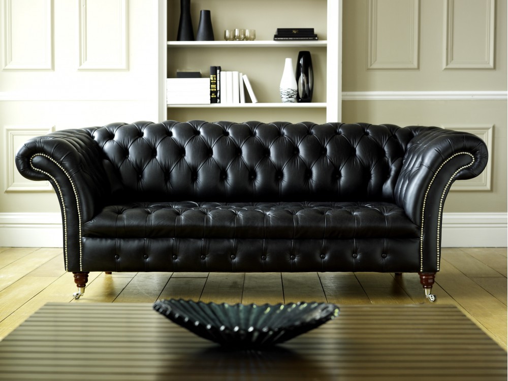 dimond leather patern sofa